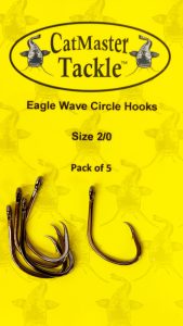 Eagle Wave (Maruto) Circle Hooks Size 2/0 Barbed