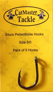 Siluro Boilie/Pellet Hooks Size 5/0 Barbed